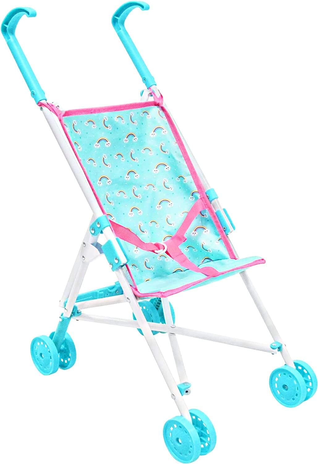 Blue baby clearance doll stroller