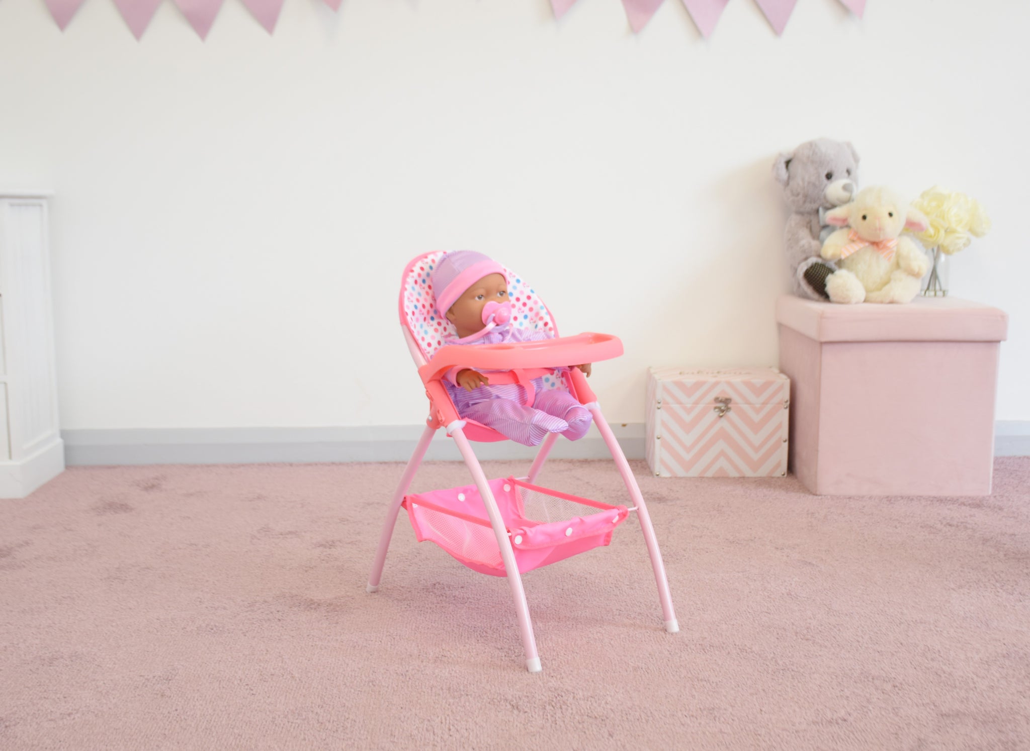 KOOKAMUNGA KIDS Baby Doll High Chair