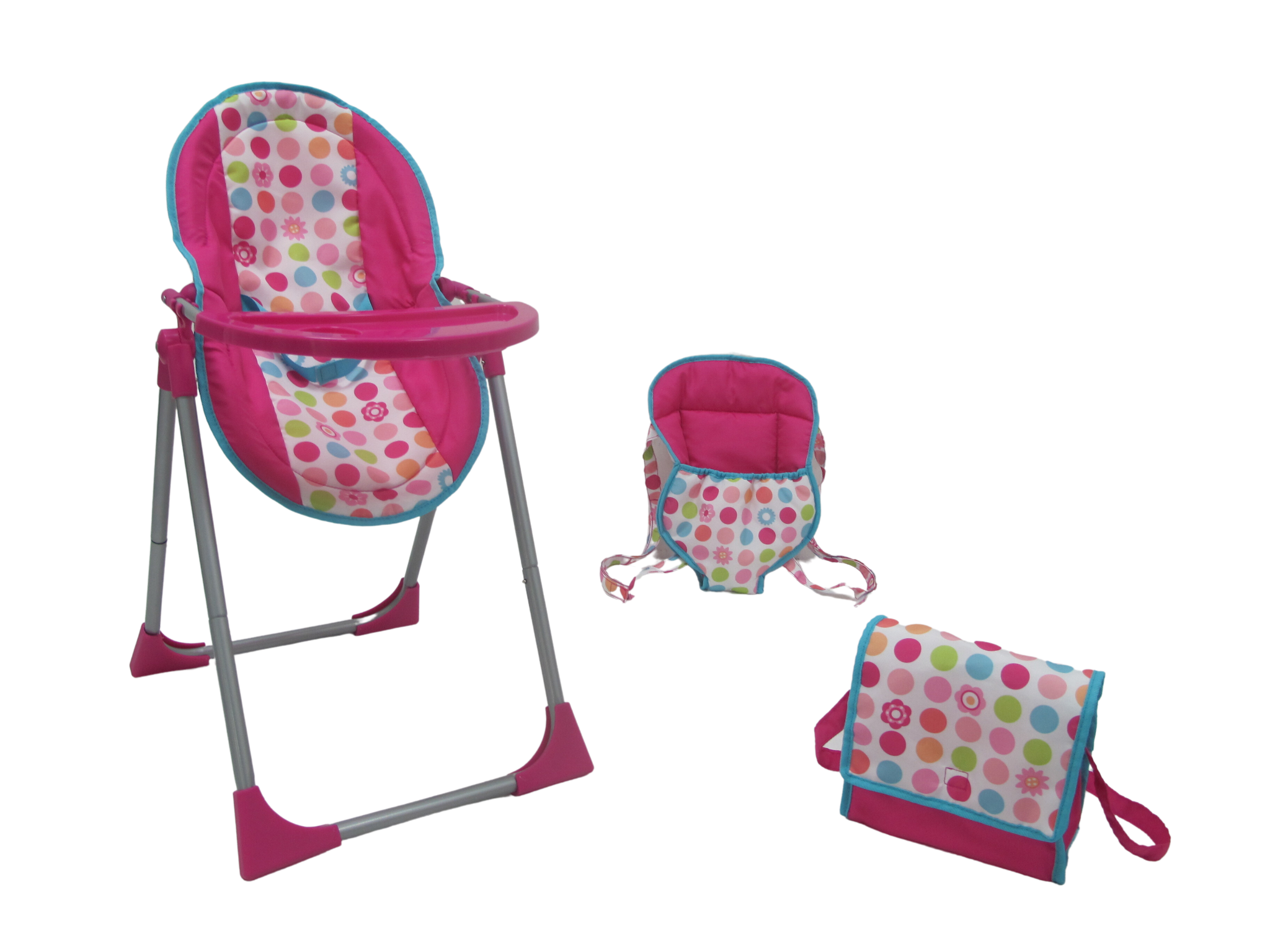 KOOKAMUNGA KIDS 5 in 1 Baby Doll High Chair Playset