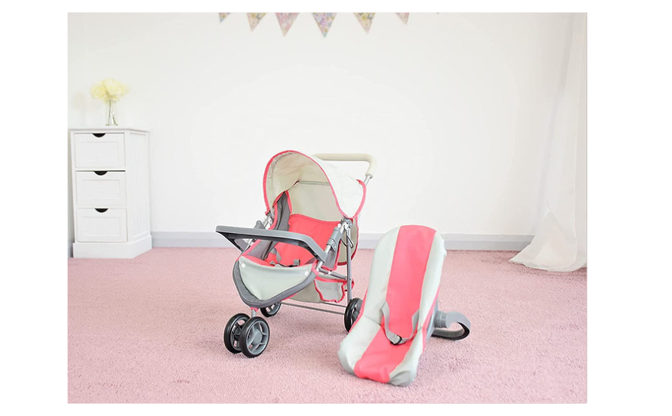 Baby alive online travel stroller set