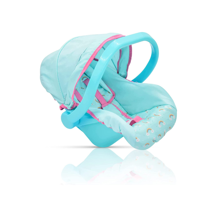 Rainbow Doll Car Seat and Carrier