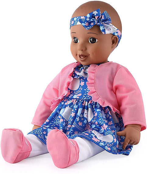 18 Inch Baby Doll and Accessories Gift Set- Fox Pattern