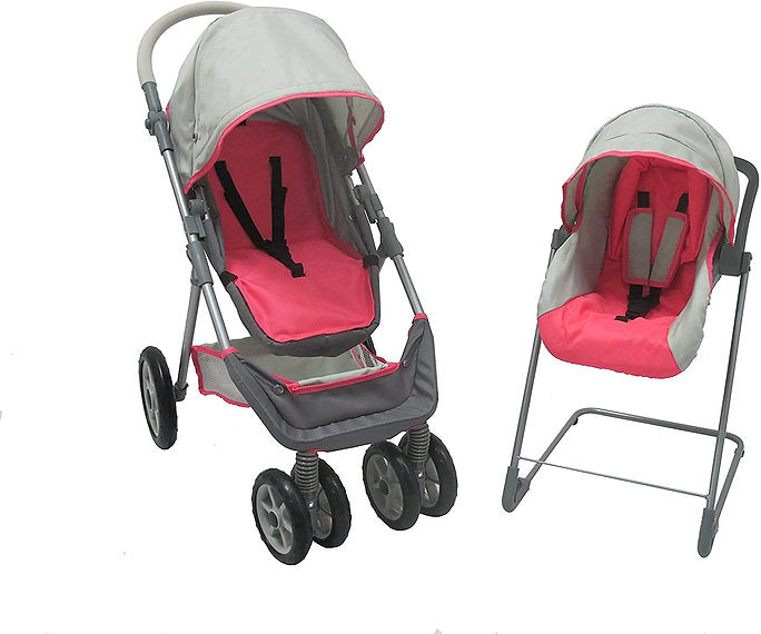 6 in 1 Convertible Doll Stroller Set