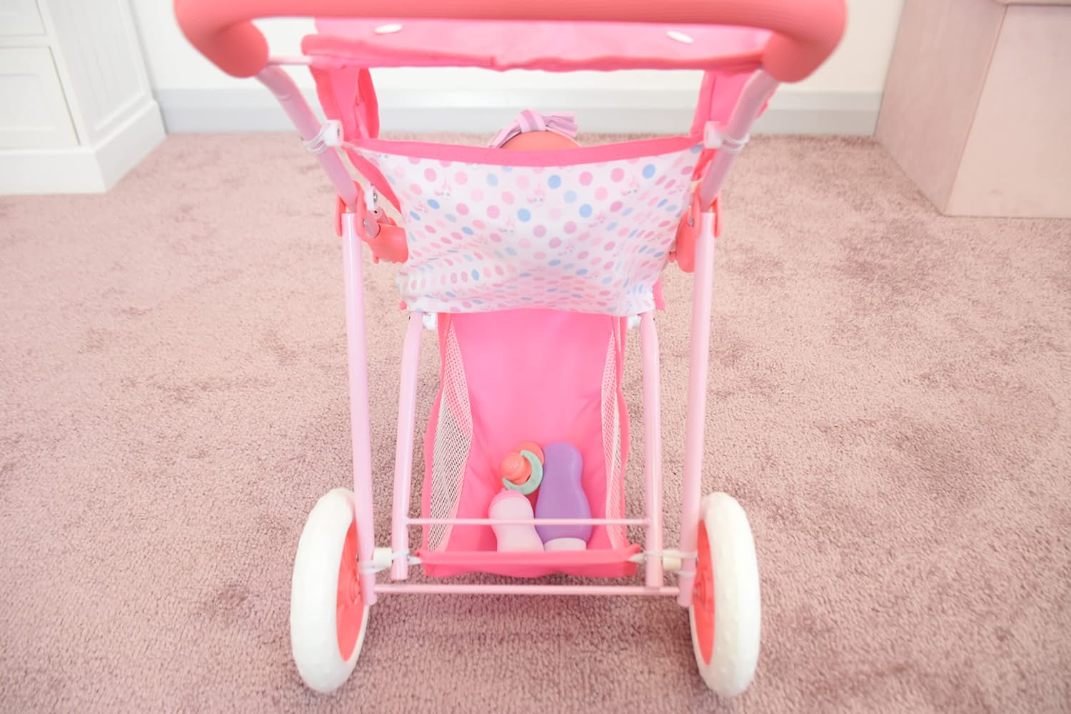 Pink Doll Jog Stroller